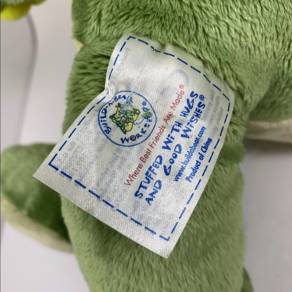 BAB Ankylosaurus Build A Bear Retired Green Dinosaur Stuffed Animal Plush 18" - Picture 4 of 4